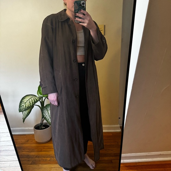 Vintage long brown coat - Picture 3 of 8